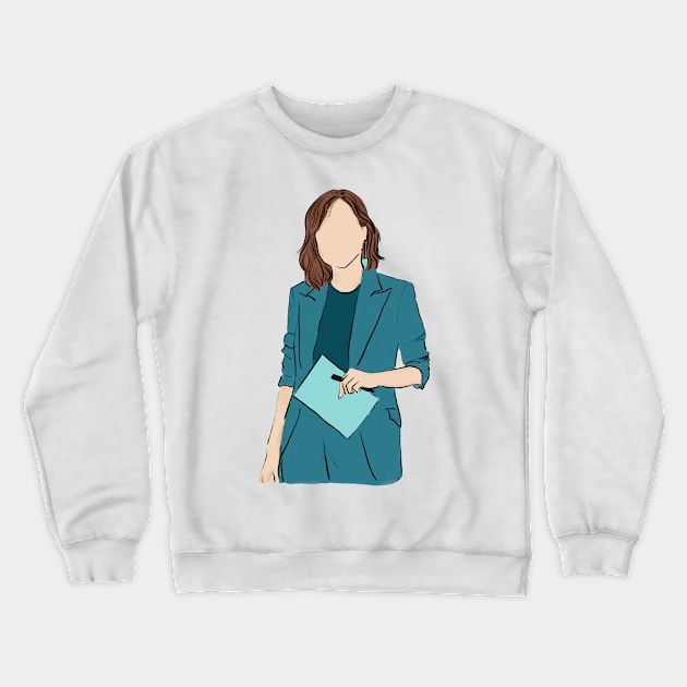 Working Woman Crewneck Sweatshirt by Ammi